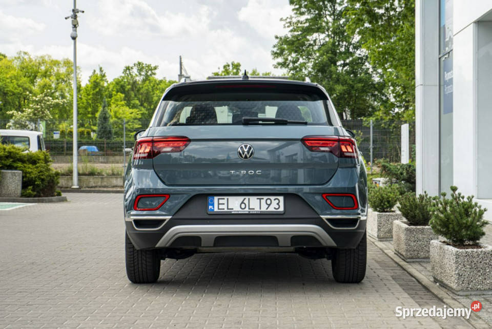 Volkswagen TRoc Style 15 TSI 150 DSG DEMO I isofix łódzkie Łódź