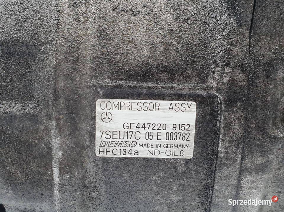 SPRĘŻARKA KLIMATYZACJI MERCEDES W 220 LIFT osobowe Motoryzacja