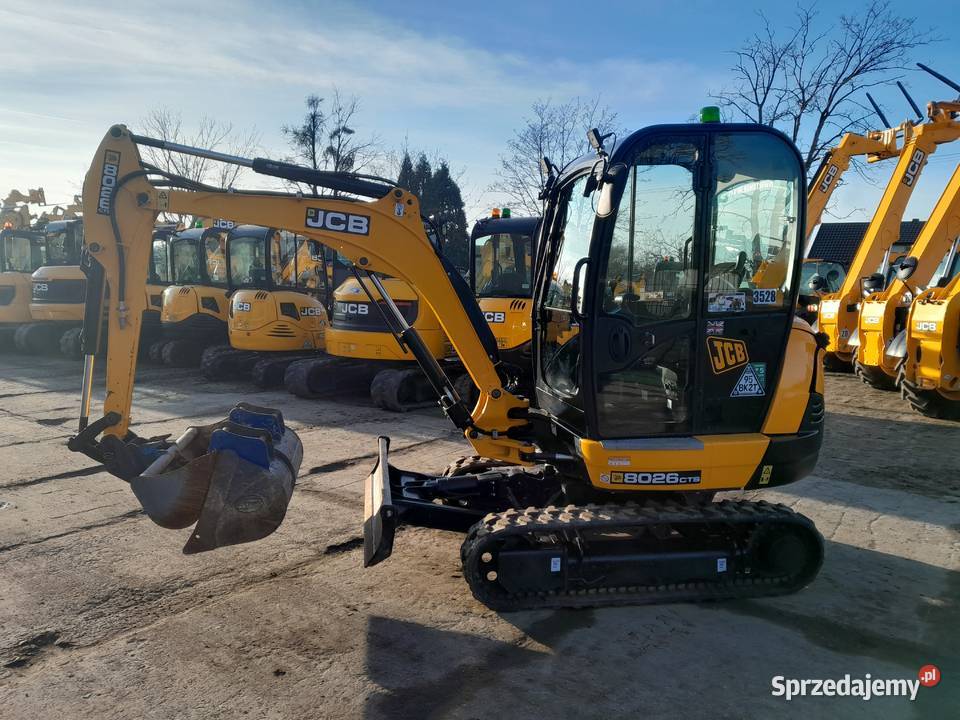 JCB 8026 2023R KOPARKA GĄSIENICOWA 8025 8030 pełny VAT