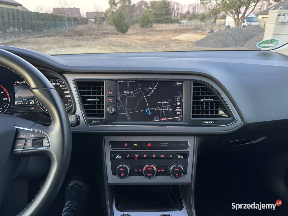 Seat Leon 15 BENZYNA Klimatronik Nawigacja Konin