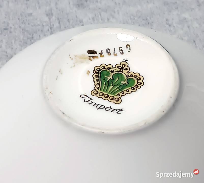 Zeh Puzderko Szkatułka Kwiaty Porcelana i szkło Dobrzany