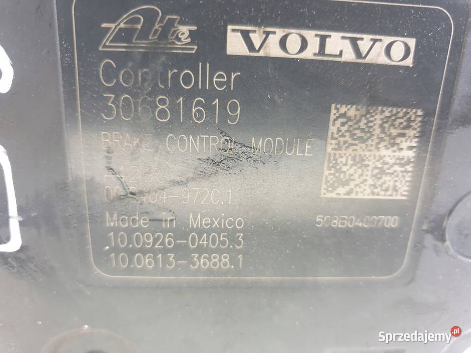 Volvo XC60 POMPA ABS hamulcowa 30681619 Pompy hamulcowe Chełm