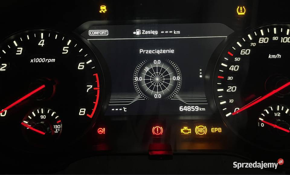Przerobienie licznika Kia Stinger USA na EU Naprawa i warsztat naprawa