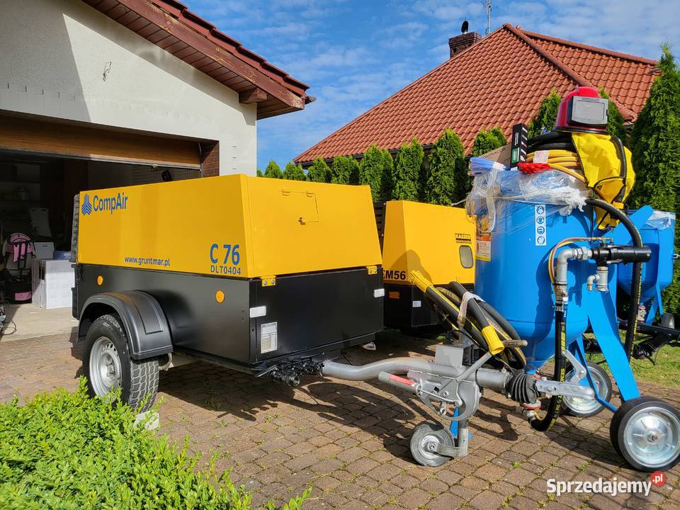 Kompletny zestaw do piaskowania Piaskarka Szczecin