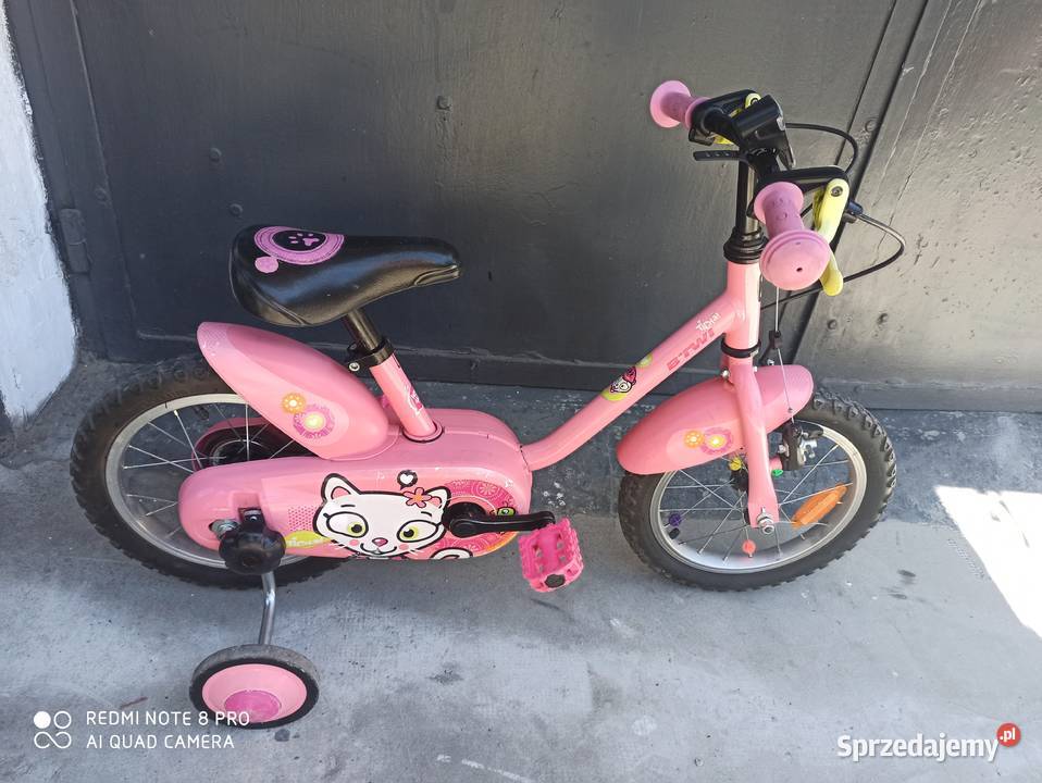 Rowerek Dzieciecy 14 Btwin KOTY Kółka Boczne Wieliczka