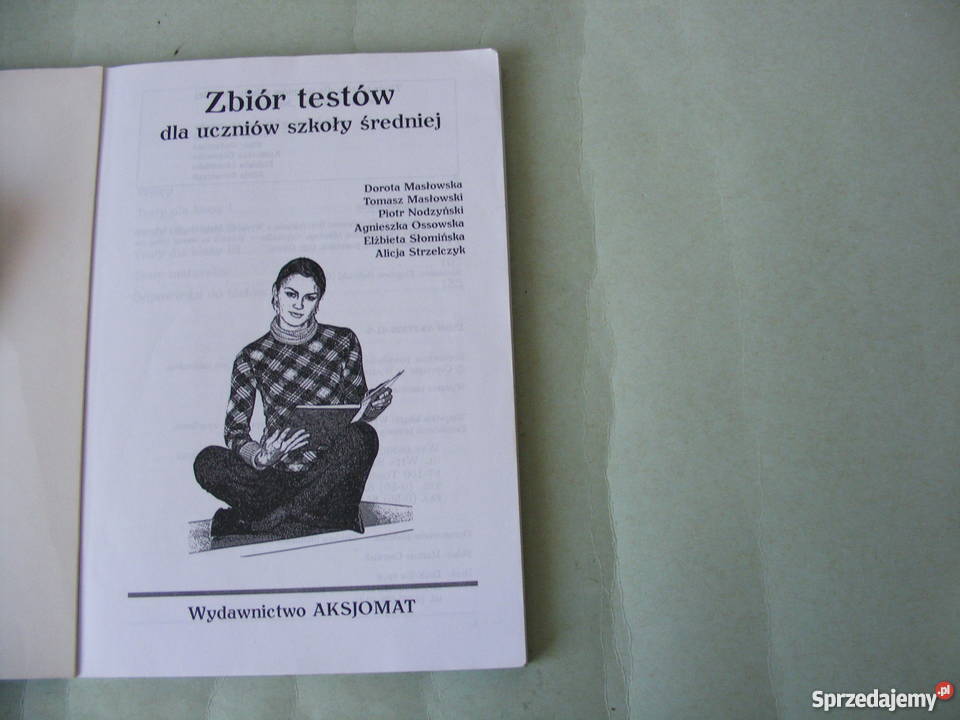 Nowa matura z matematyki Zestaw testów Masłowska Oborniki Śląskie