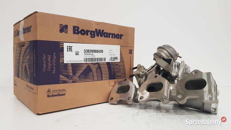Nowa turbosprężarka BorgWarner KKK 53039980439 Siedlce sprzedam
