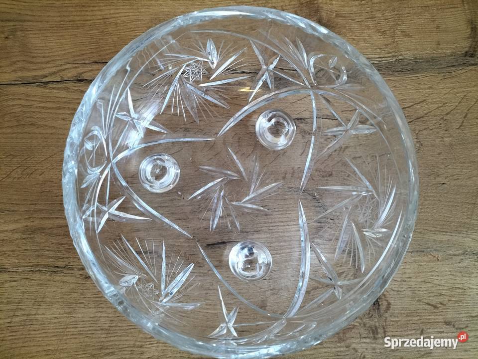 PIĘKNY ORGINAŁ ZABYTKOWA MISA Bohemia dolnośląskie Wrocław