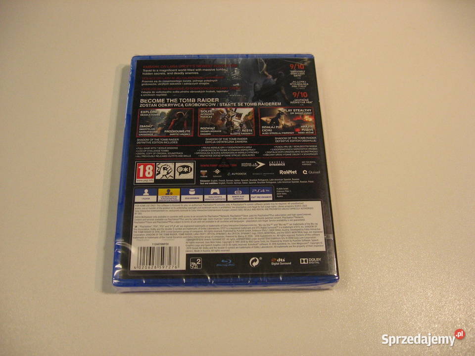 Shadow Of The Tomb Raider Definitive Edition GRA Opole sprzedam