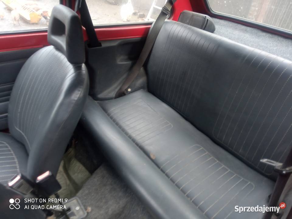 Fiat 126p maluch długie opłaty czerwony lubelskie Zamość