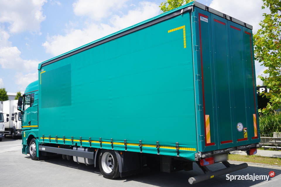MAN TGX 18470 2022 Firanka 19 EPAL Retarder 15 zielony Plandeki