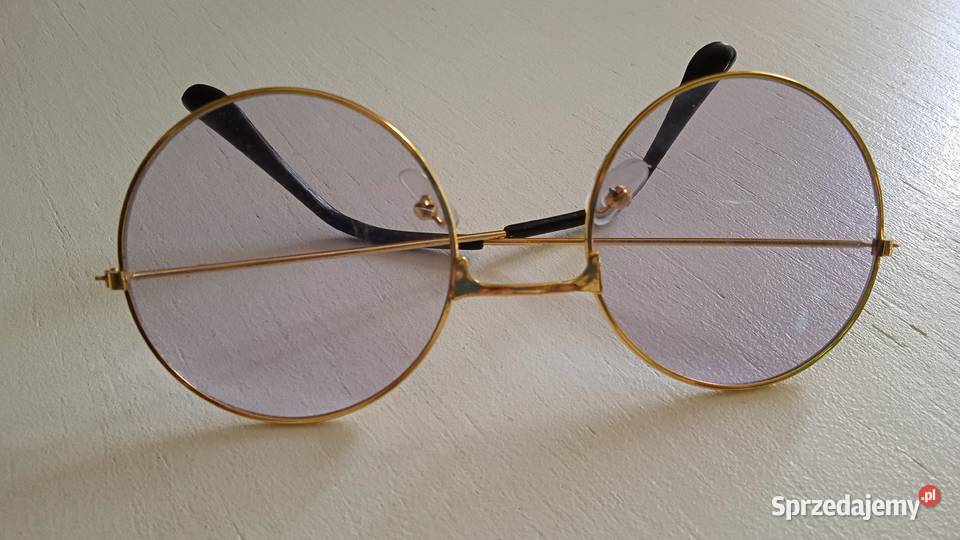 OKULARY PRZECIWSŁONECZNE W ZŁOCONYCH OPRAWKACH Piła