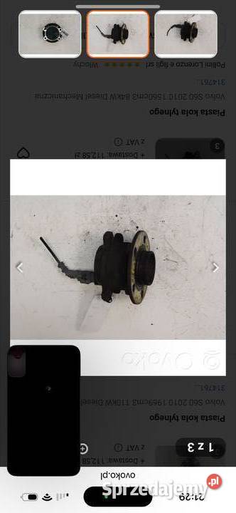 Piasta Volvo v60 prawy tył dostępne lewa strona osobowe Zduńska Wola