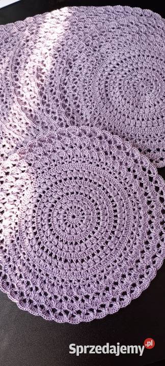 Szydełkowe serwetki Drzewica