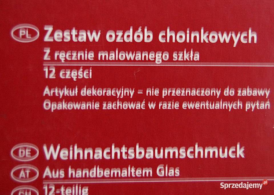 Melinera złote tradycyjne bombki szklane ręcznie lubelskie Lublin sprzedam