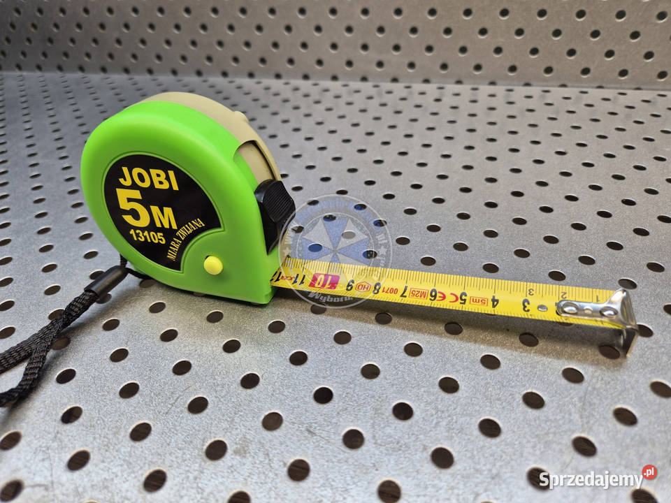 24 sztuk Miara zwijana 5m x 19mm z blokadą JOBI Nowe