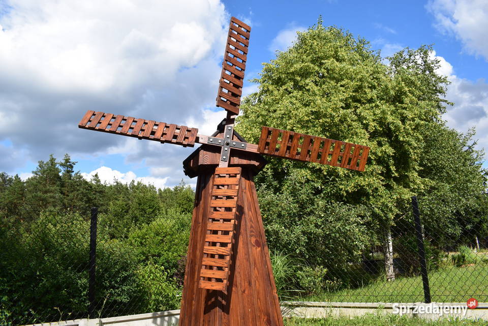 Solidny Wiatrak do Ogrodu Łożyskowany Ruchoma Połaniec