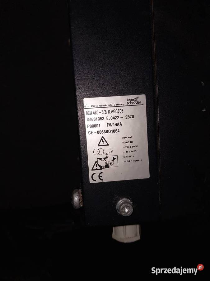Kromschroeder BCU 480 531LW3G802 Sterownik Akcesoria grzewcze wielkopolskie Poznań