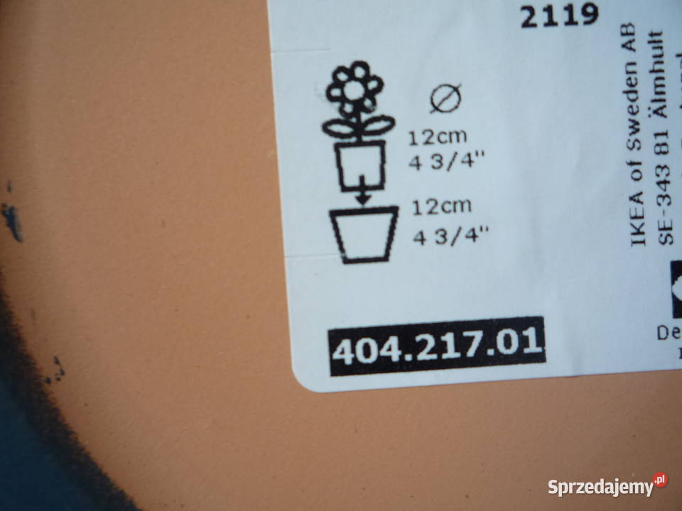 Ikea Nowa Ceramiczna osłonka na doniczkę