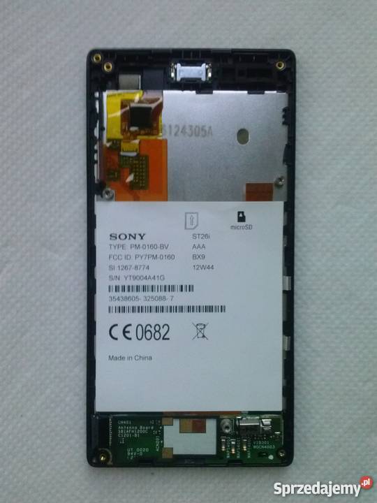 Sony Xperia J ST26i Obudowa przednia z dotykiem Wrocław sprzedam
