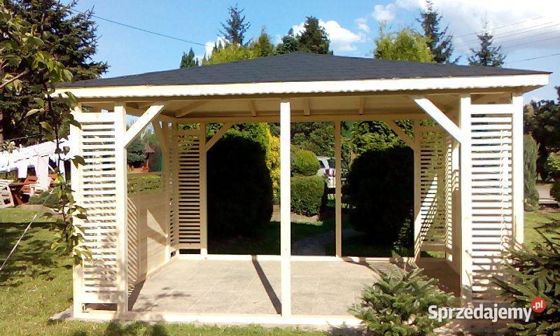 Altana 3x4 m Biała Montaż Impregnacja Dostępne Smolice