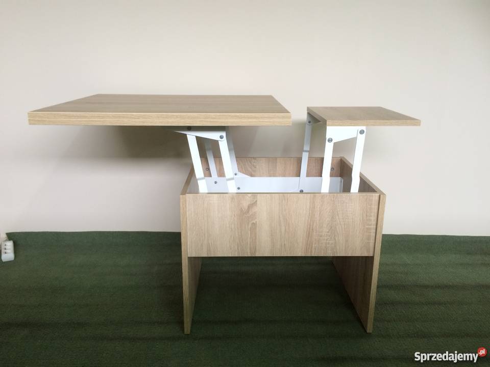 Funkcjonalny stolik rozkładany, ława zmieniająca się w stół
