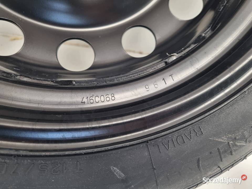 KOŁO DOJAZDOWE ZAPASOWE Audi Seat Vw Golf V Chełm