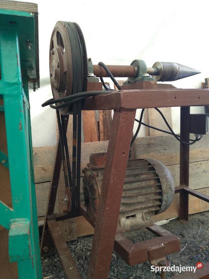 Łuparka świdrowa do drewna rębak 4KW Łuków Leśnictwo lubelskie sprzedam