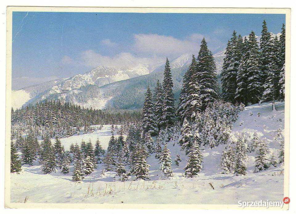 TATRY ZACHODNIE HALA KONDRATOWA ZIMĄ POCZTÓWKA Kolekcje sprzedam