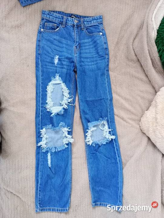 nowe spodnie z dziurami boho rXS Piotrków Trybunalski