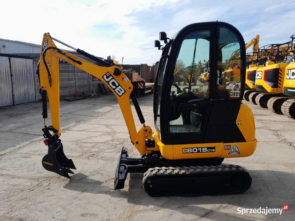 KOPARKA GĄSIENICOWA 18 TONY JCB CAT KUBOTA VOLVO Dodatkowy osprzęt Krotoszyn