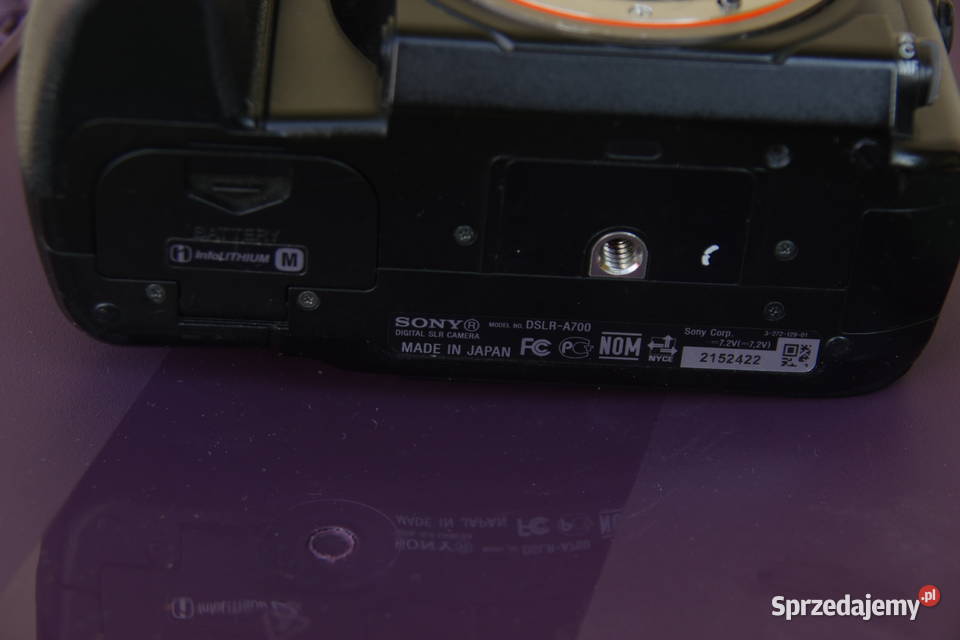 Lustrzanka SONY A700