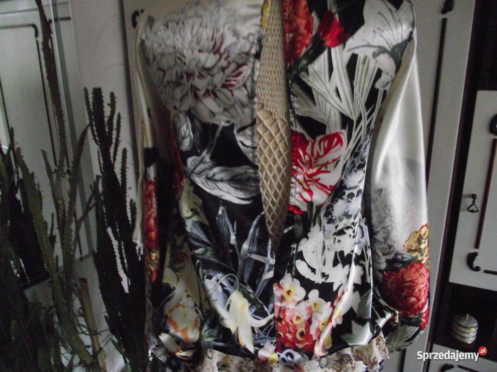 RIVER ISLAND WYJĄTKOWA SATYNOWA TUNIKA r 3638 wielkopolskie Piła