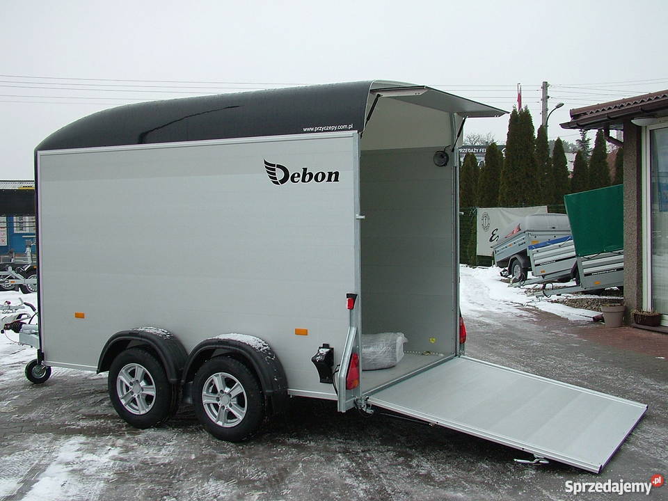 Przyczepa kontener furgon cargo pełny VAT Warszawa