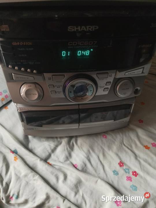 wieza sharp cdc607h radio cd kaseta Legnica