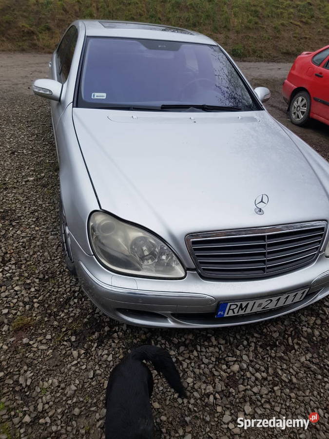 Mercedes w220 KlasaS uszkodzony podkarpackie Mielec