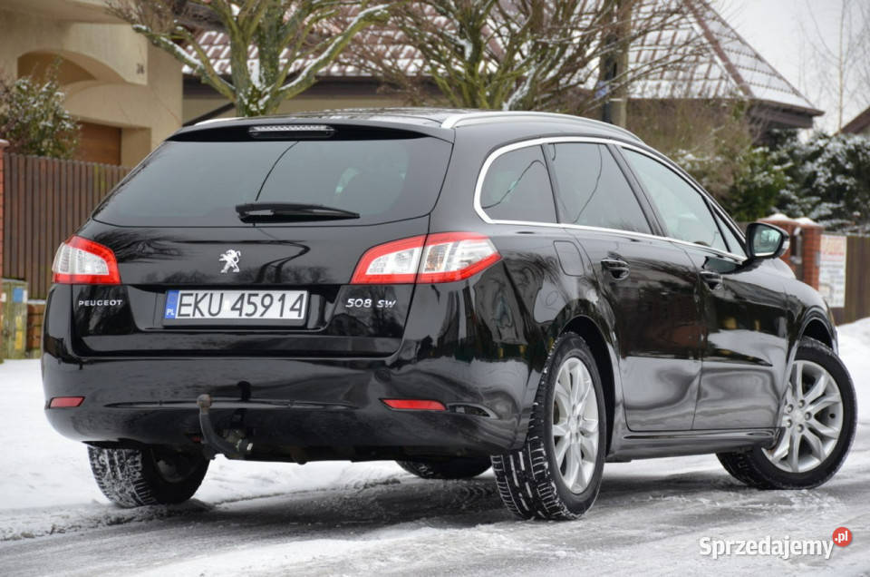 Peugeot 508 SW Czarny 16eHDI 114 Serwis Panorama czujnik parkowania
