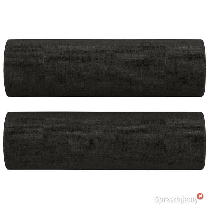 3osobowa sofa z poduszkami czarna 180 tkanina Warszawa