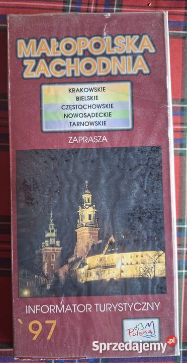 Małopolska Zachodnia informator turystyczny97 małopolskie Kraków