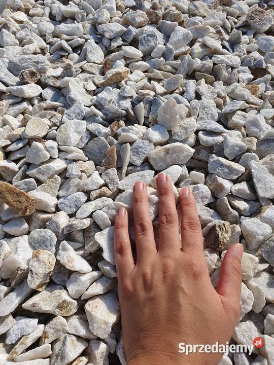 KWARC IVORY JASNY KWARC DO OGRODU KAMIENIE GRYS Bielawa