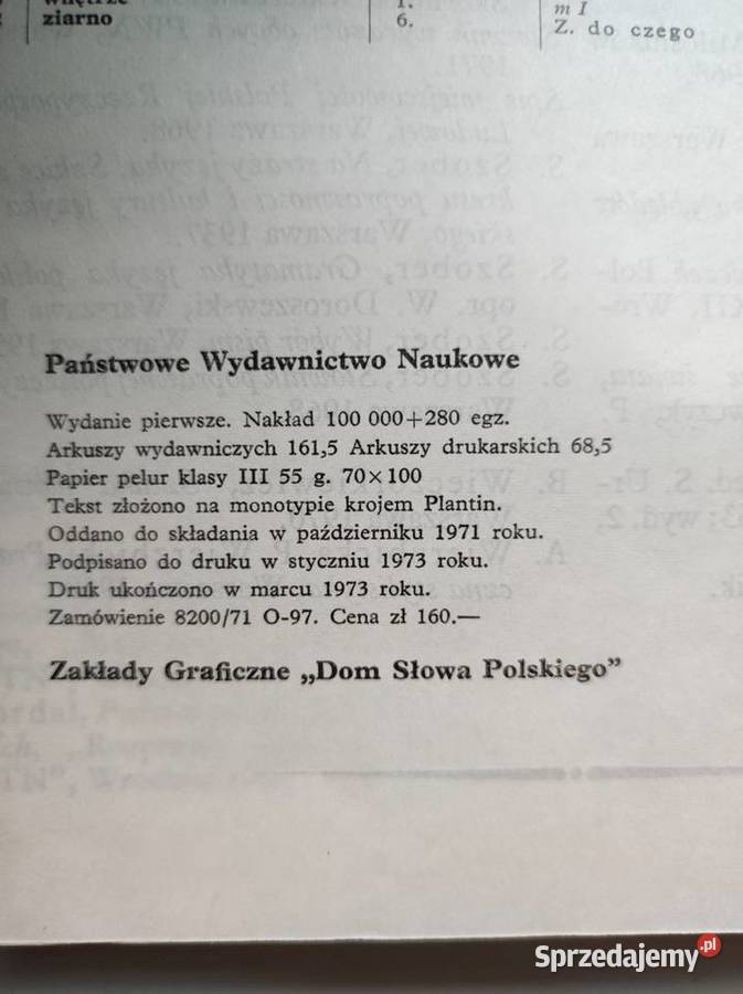 słownik poprawnej polszczyzny Witold Doroszewski Kielce sprzedam