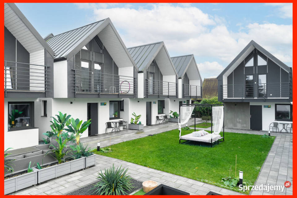 Rentowny biznes 7 murowanych domków 6547zł/m2 Rewal