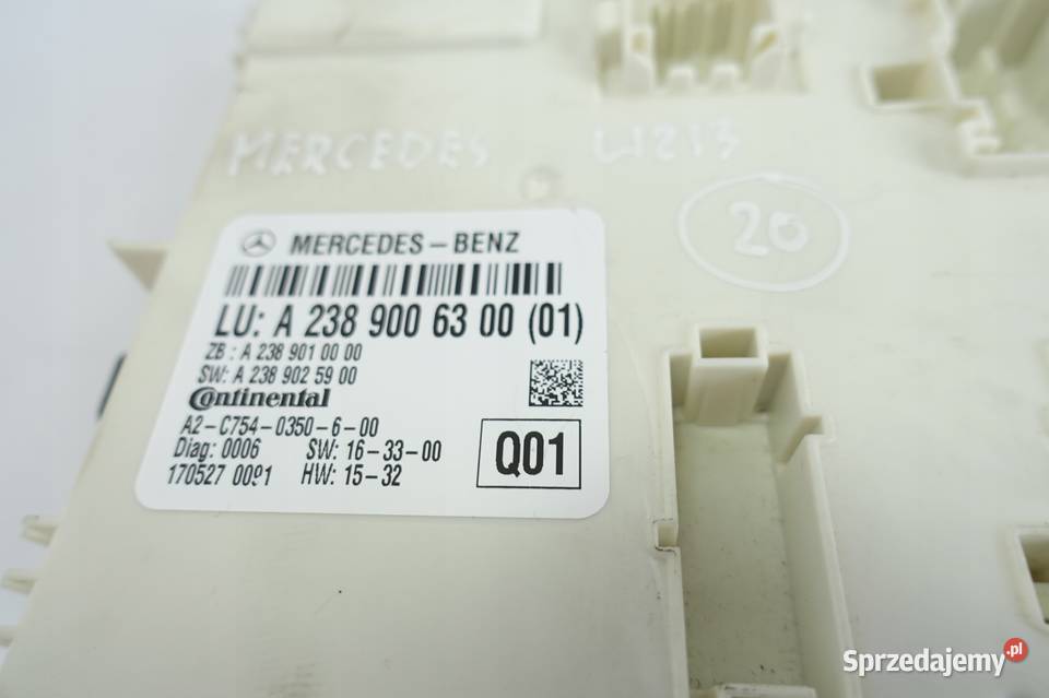 Mercedes W213 C213 MODUŁ STEROWNIK A2389006300 lubelskie