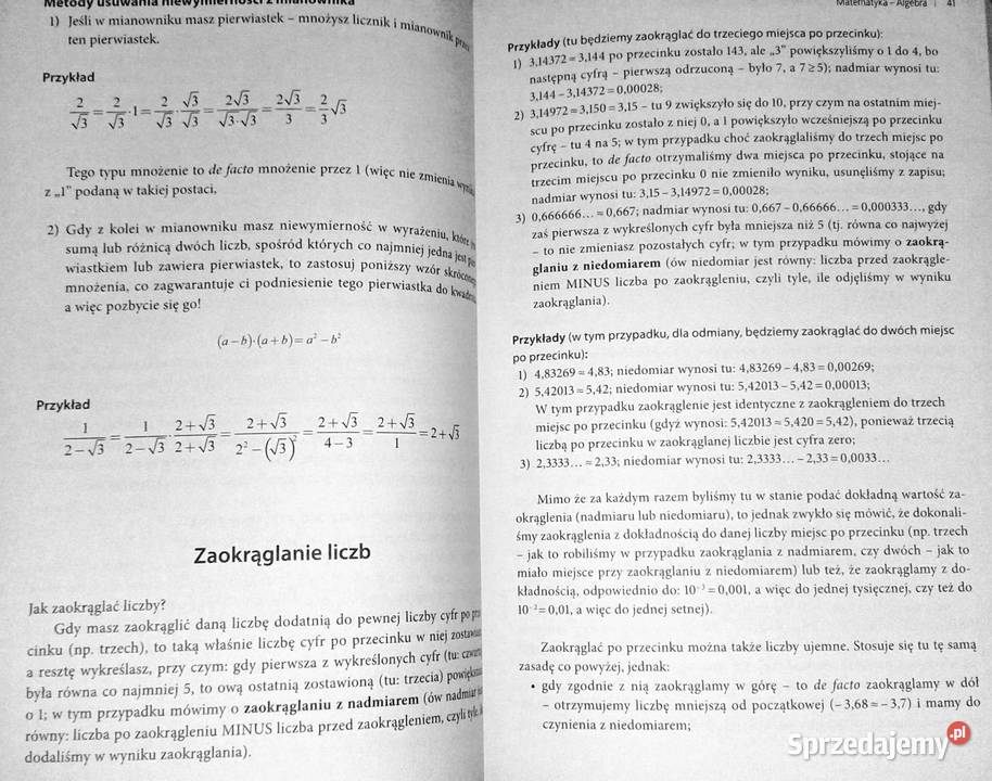 Gimnazjum powtórka Test matematyczno