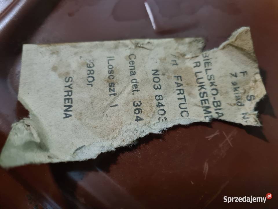 SYRENA 105 fartuchwewnętrzny Zestawy części blacharskich świętokrzyskie Kielce