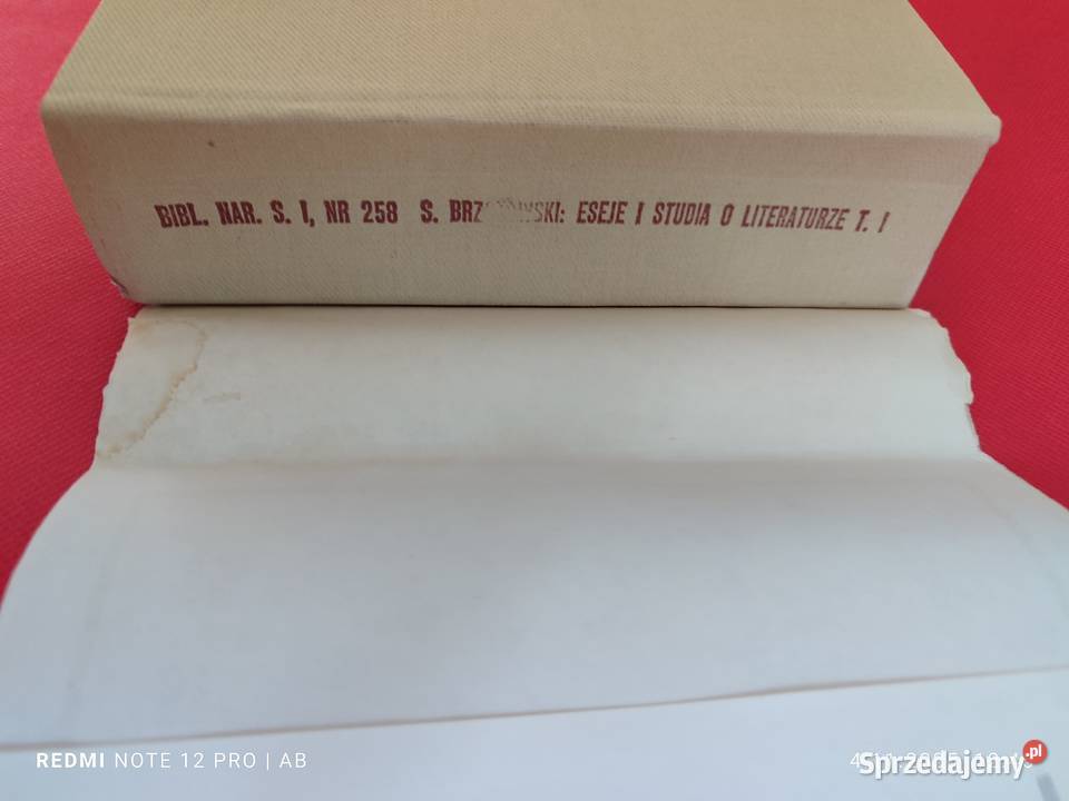 S Brzozowski Eseje i studia o literaturze t 12 twarda z obwolutą śląskie Katowice