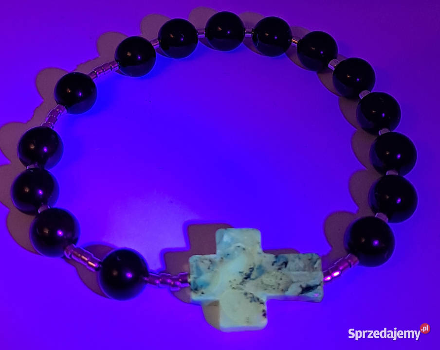 Bransoletka dziesiątka różańca z bursztynu Bransoletki Warszawa