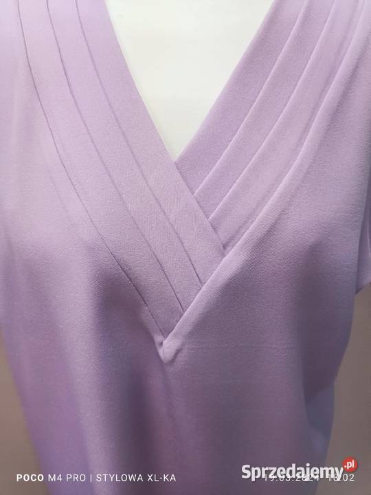 Bluzka TOP LILI fiolet L40biust 102 łódzkie