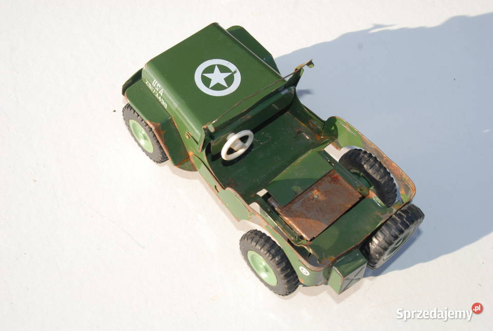 Stara zabawka samochód jeep Ites Willis unikat Cieszyn