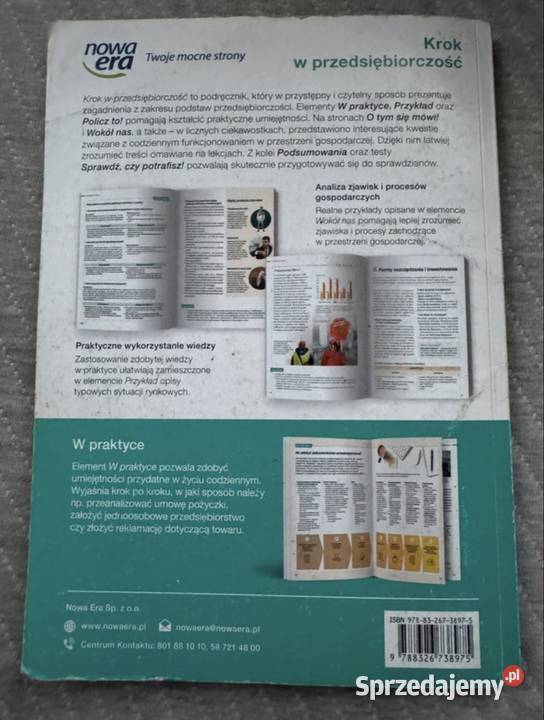 Podręcznik Krok w przedsiębiorczość szkoła ponadgimnazjalna Kielce